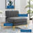 Triumph Channel Tufted Performance Velvet Armless Chair-1030957433