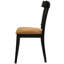 2 chaises d'appoint, brun et noir, sièges rembourrés confortables, revêtement beige élégant, 2 chaises de décoration de salle à manger moderne, brun noir, rembourrage extraordinaire, design élégant