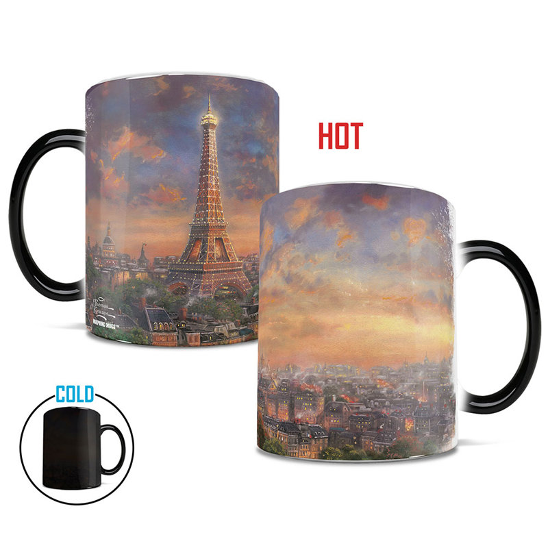 Verres à changement de chaleur Thomas Kinkade Paris City of Love - 11 oz