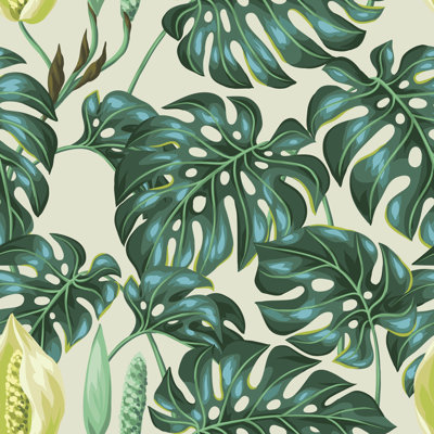 " Monstera Leaves "