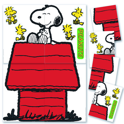 Ensemble de babillard géant Snoopy and Dog House