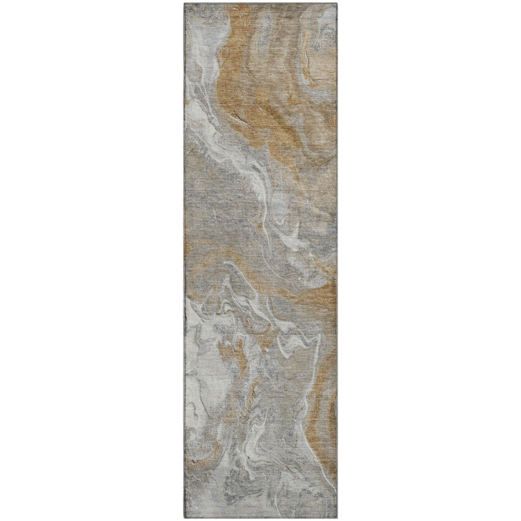 Premium Machine Washable Strinko AMF1682 Abstract Rug