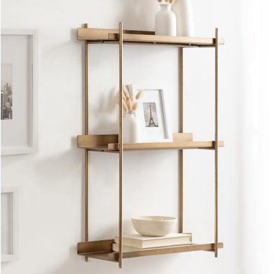 Bellamy 3 Piece Metal Floating Shelf