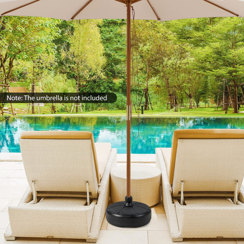 Avinoam 1kg Plastic Free Standing Umbrella Base
