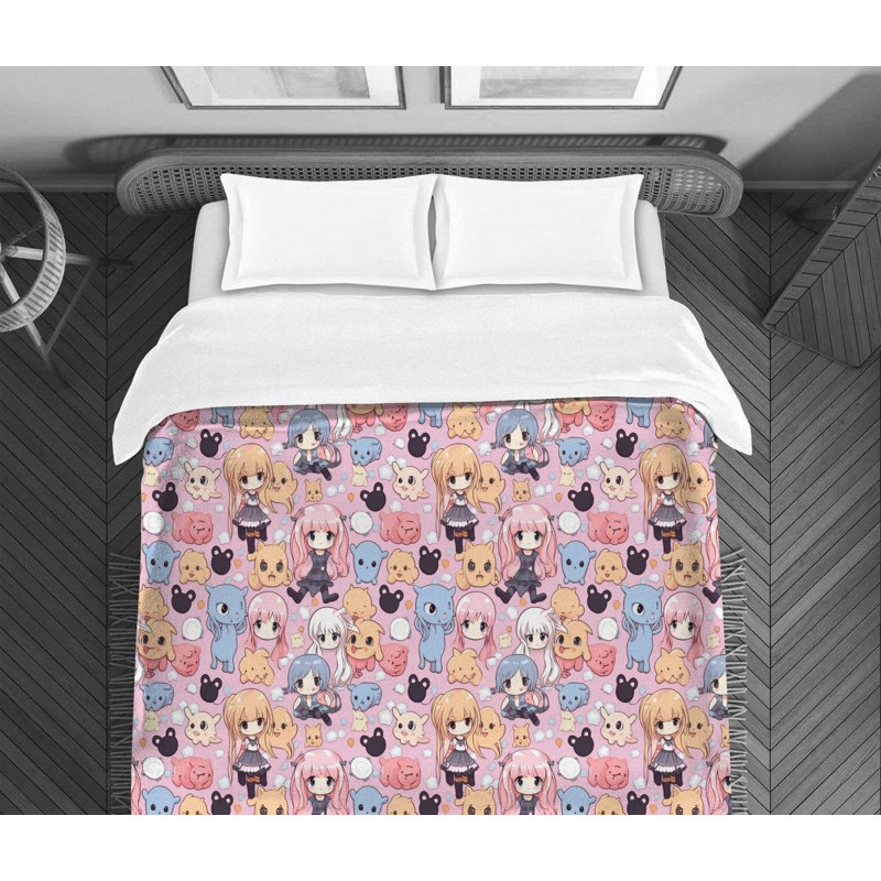 Adorable Chibi Comforter, Queen Comforter