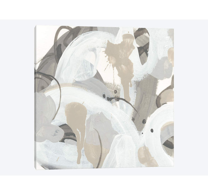 « oscillant ii », reproduction sur toile, H 48 po x l 48 po x P 1,5 po, Toile tendue, Pas de tapis