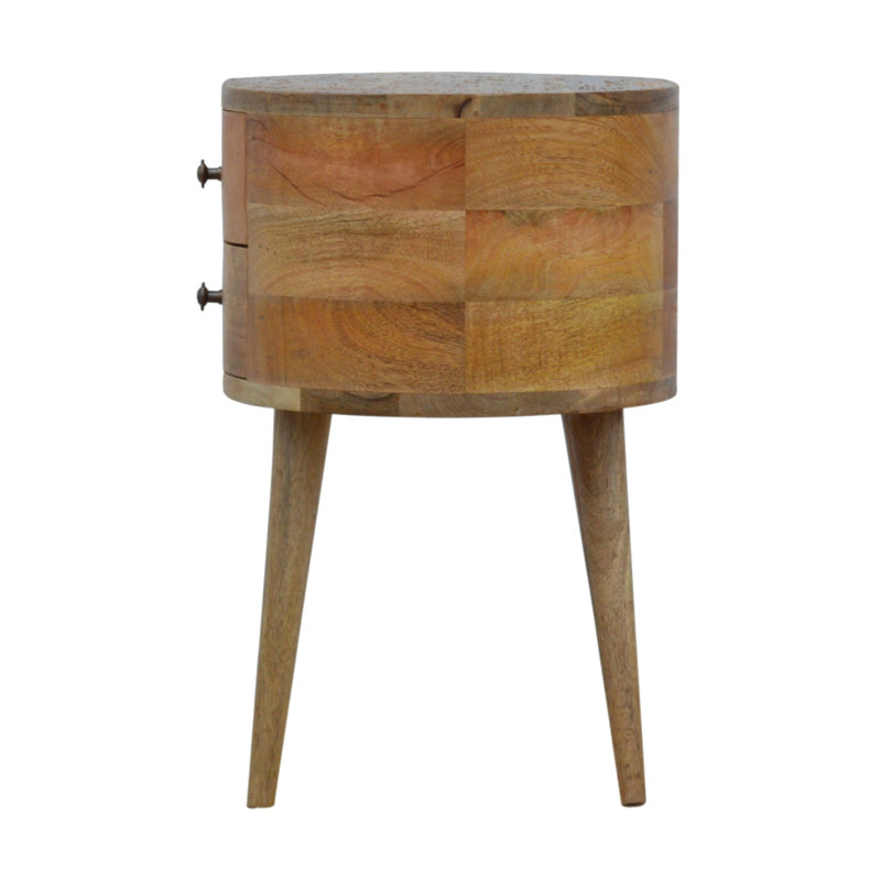 Craigarogan 45cm W Solid Wood Bedside Table