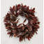 4.5" Inner Diameter Artificial Leaves Pillar Candle Ring