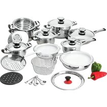 Chef's Secret 28 Piece 12-Element T304 Stainless Steel Waterless Cookware,  1 - Foods Co.