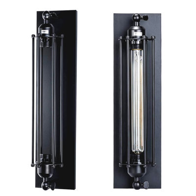2 Pack 1-Light Flush Mounted Sconce