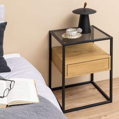 Alhareth 40 cm W Bedside Table