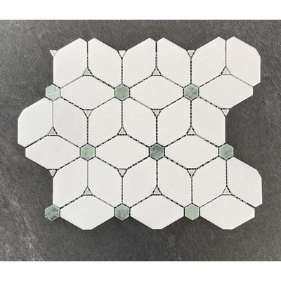 Carrelage mosaïque en marbre Water Jet
