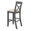 Ensemble de coin-repas à hauteur de bar rectangulaire en bois de 48 po Farmhouse-2104789039