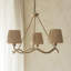 Wrangler 3lt Pendant light finished and Raffia-103222542