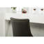 2 chaises en bois massif à boutons gris anthracite - style à oreilles avec têtes de clous attrayantes-993203750