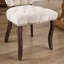 Chaise de salle à manger rembourrée French Vintage-1618503160