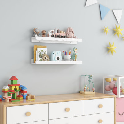 Étagère à livres pour chambre de bébé 2 pièces Malchand