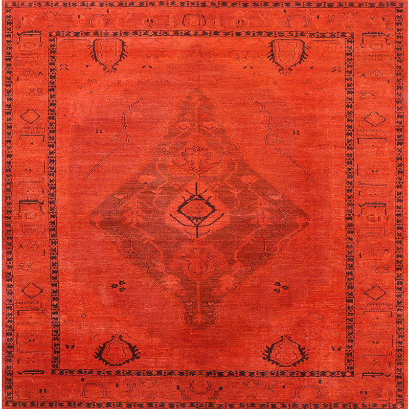 Oriental Indoor Rug, Square 5'