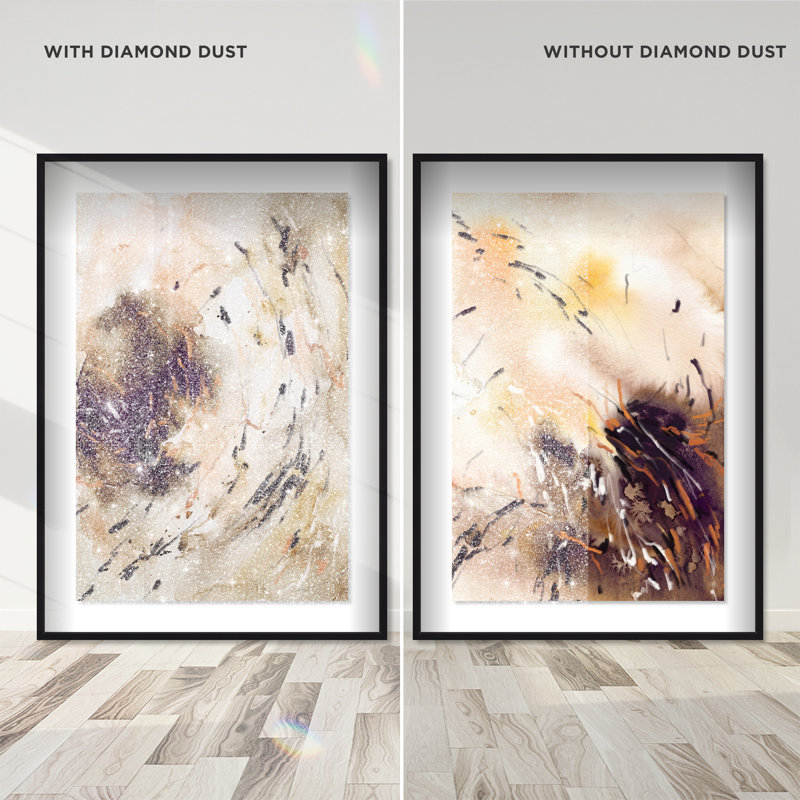 Floating Autumn Set Set by Oliver Gal, 63"H x 43"W, Black Shadowbox
