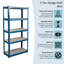 Vida Metal Height -Adjustable Shelving Unit-19298071-19298069