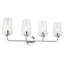 Ensemble de meuble-lavabo à quatre lumières avec verre Celino-841604310-841604330