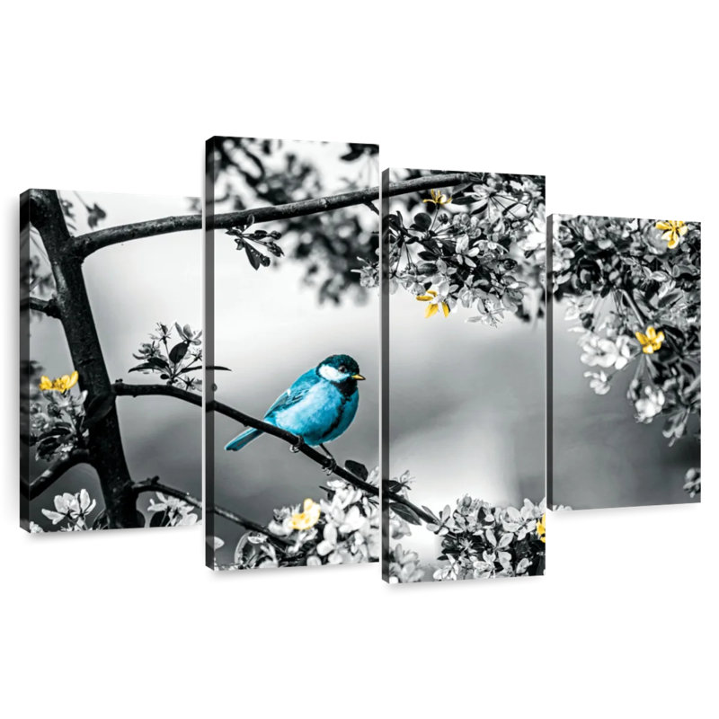 Brampt Blue Tit Pop, 22" H x 36" W