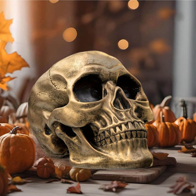 Skeleton Head Halloween Skull Artwork Personalized Decoration