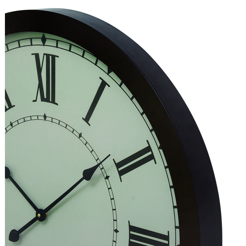 Horloge murale Abdinasir, H 30 po x l 30 po x P 3 po