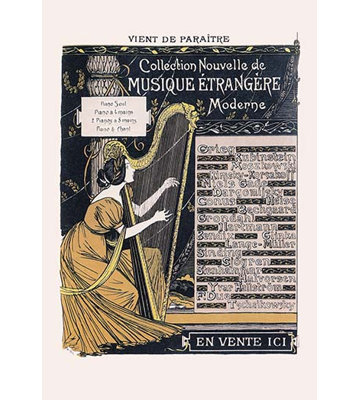 Nouvelle collection de publicités modernes de musique moderne