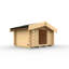 Tiger Deluxe Dog Cabin | 28mm Log Cabin