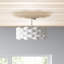 Rickey Single Light Fabric LED Semi Flush Mount
