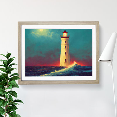 Dreamy Lighthouse - Single Picture Frame Print