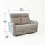 Cotton Blend Electric Reclining Sofa-1738900673-1739502065