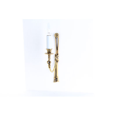 Ilyan Steel Candle Wall Light