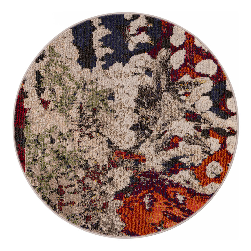Wrought Studio Ansela Rug, Round 3'3"