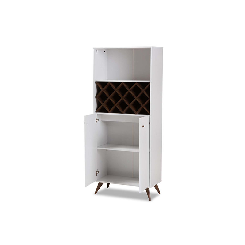 Armoire à vin 10 bouteilles Dublin, Blanc
