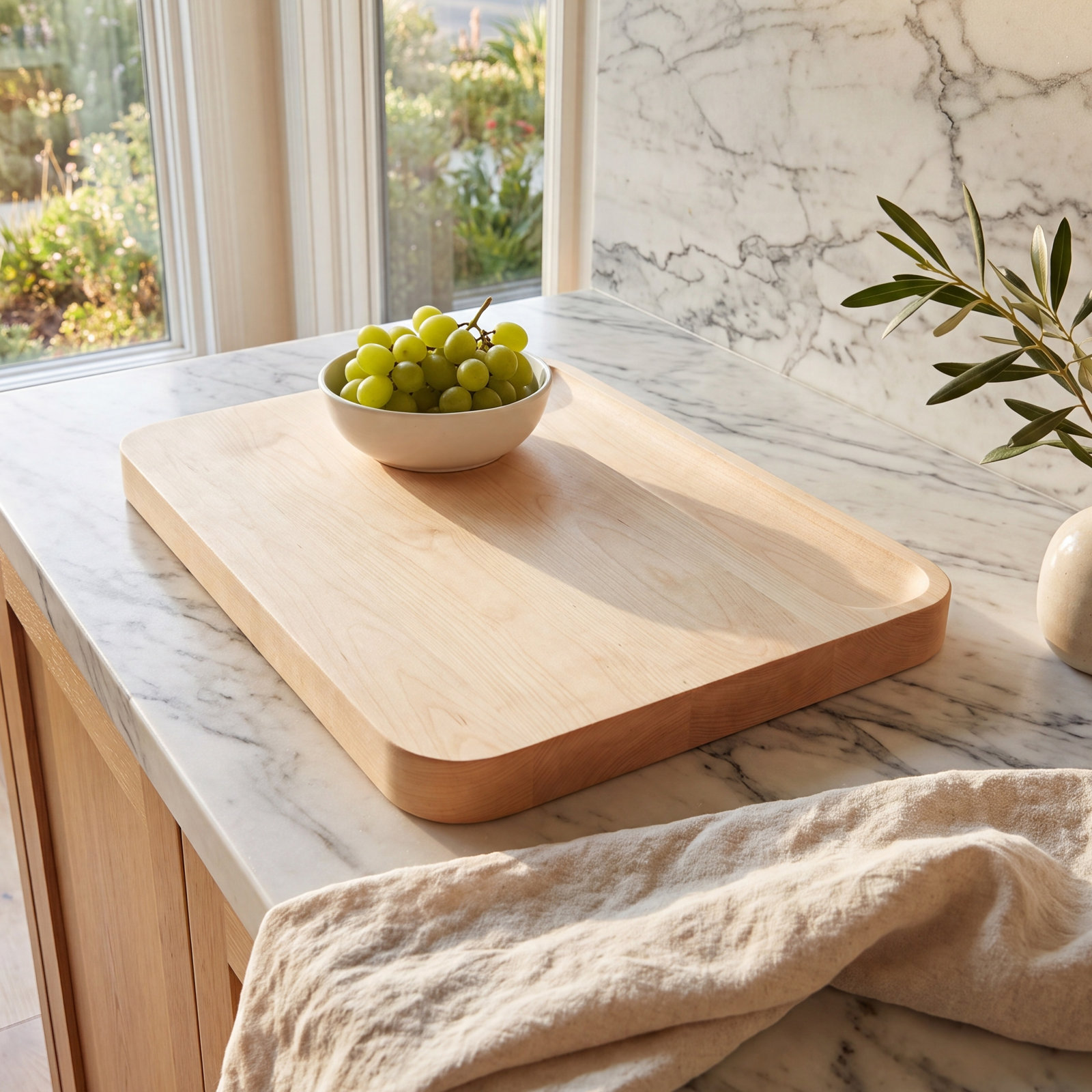 Caraway Birch Wood Large Cutting Board