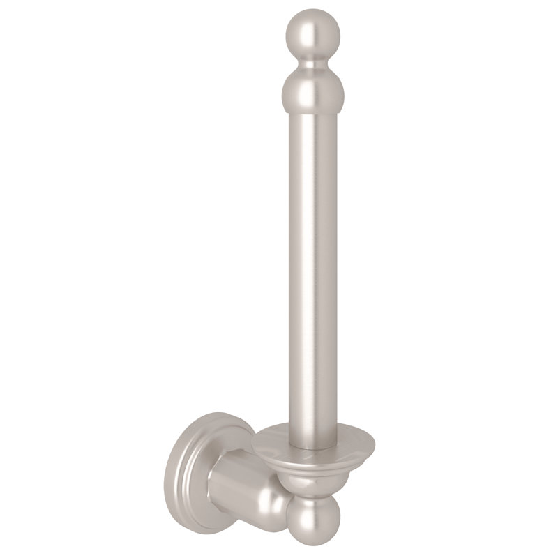 Edwardian™ Wall Mount Spare Toilet Paper Holder, Satin Nickel