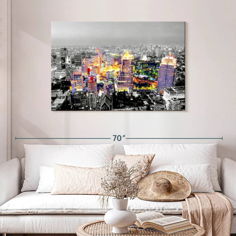 Sirci, ville de la ville de Lumières Pop, H 30 po x l 45 po