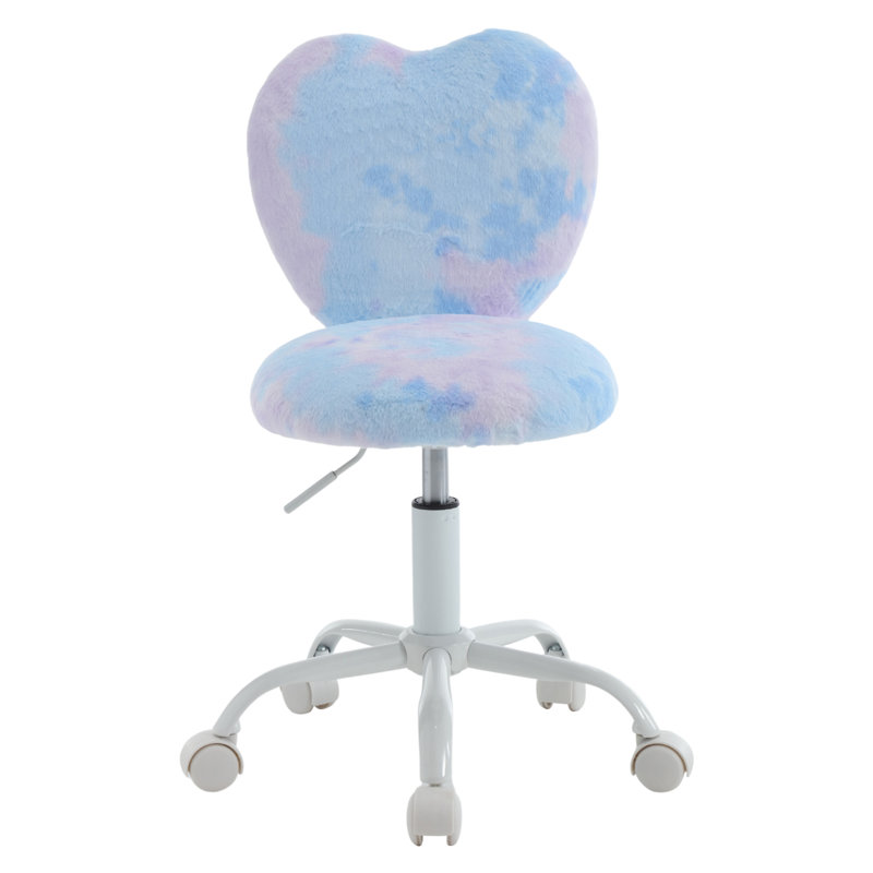Chaise rembourrée 19 po Lentz, Bleu / mauve
