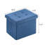 Repose-pieds de rangement pliable avec couvercle réversible-257770242