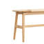 Banc de siège tissé en bois de chêne massif pour la décoration intérieure à 100%