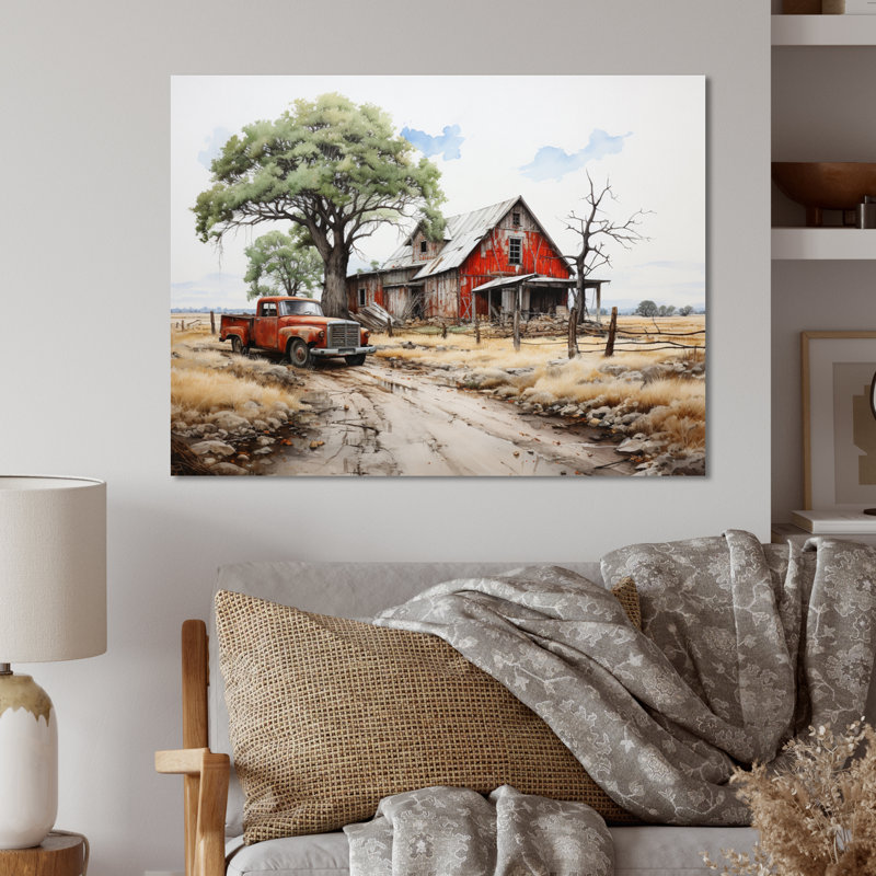 Farmhouse Homestead Legacy - impression sur métal, H 12 po x l 20 po x P 1 po