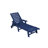 Lounge Chair With Side Table, 3-Piece Oversized Chaise Lounge Chair Set,All Weather Patio Lounge Chair With 5 Positions, Wheels & Cup Holder-1768274370