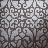 Universe Pluto Glass Stone Motif Wallpaper Rol