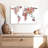 Harnek Flowers World Map-107710254