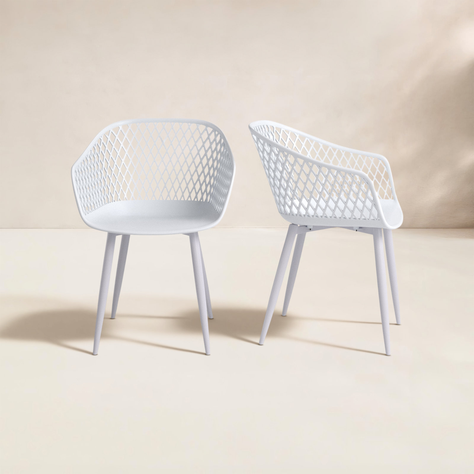 Newark Patio Armchair, White