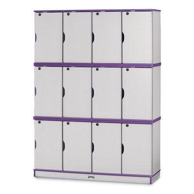 Rainbow Accents Stacking Lockable Lockers