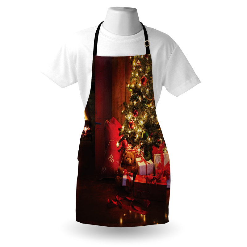Christmas No Pattern Bib Apron