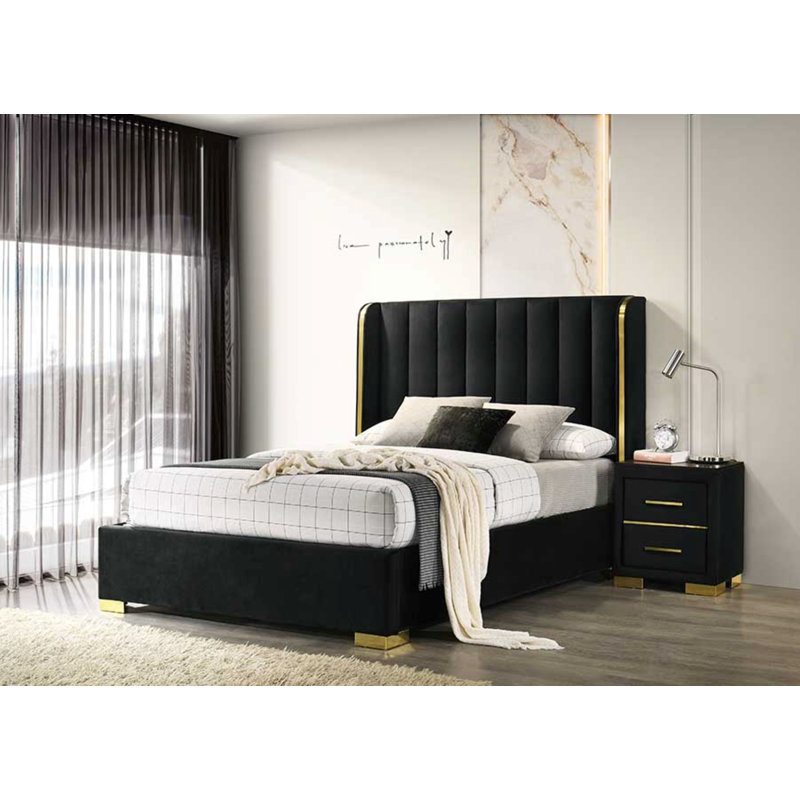 Aude Upholstered Ottoman Storage Bed, Kingsize (5')